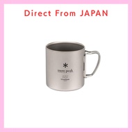 Snow Peak Titanium Double Mug 450 MG-153 (with sticker)
