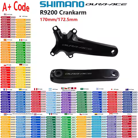 Shimano DURA ACE FC-R9200 Bicycle Crankarm 12s 165mm/167.5mm/170mm/172.5mm/175mm HOLLOWTECH II Right