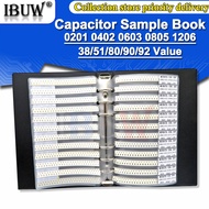 950PCS 2550PCS 4500PCS 0201 0402 0603 0805 1206 Capacitor sample book / blank book ibuw SMD Assorted