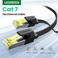 UGREEN Ethernet Cable CAT7 10Gbps 600MHz CAT 7 Networking Nylon Braided Internet Lan Cord for Laptop