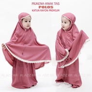 Unggul Mukena Anak 1-7 Tahun Polos Katun Rayon Premium Adem