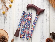 【登山好幫手】繽紛生活折疊手杖 - 彩蝶