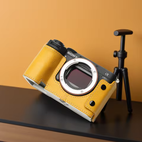 Mr.Stone for Sony A7C2 A7CR Camera Case Cover Protective for SONY a7CⅡ A7CⅠ Case Accessories Handmad