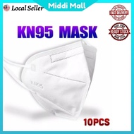 ❴W1❵ [Ready Stock] 10pcs/pack KN95 Mask Face 5 Ply Protection KN95 Mask Washable KN95 Mask Reusable Face Mask