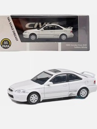 Para64 Alloy Car 1 64 Civic Si EM1 1999 Civic Sports Car Model Toy Ornaments