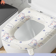 Washable Toilet Seat Cover Mat Waterproof Closestool Mat Seat Case O-shape Toilet Lid Pad Bidet Cover Bathroom Accessories YK