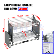 Rak Piring Elevator Pull Down Dish Rack Rak Piring Hidrolik Dapur Kitchen Set