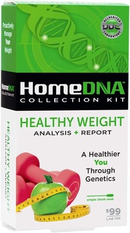 HomeDNA Healthy Weight at-Home DNA Test Kit | Lab Fees NOT Included ONLY