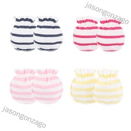 jasongonzago 3 Pairs 0-3 Months Newborn Infant Soft Cotton Gloves Anti-scratch Handguard Glove