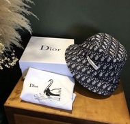 Dior雙面漁夫帽-藍色 正品