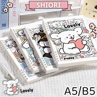 B5 MUANUAN Notebook 120 Pages 80gsm – Replace Paper, Cute Puppy Puzzle