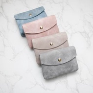 [Laser Print 燙金 定製] 春日色 仿麂皮 大容量 女裝 散子 銀包 Spring Color Suede Leather Ladies Changes Wallet 閏密 姊妹 聖誕 送