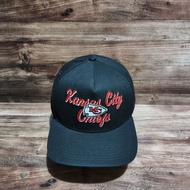 Aframe new era kansas city Chiefs logo black hat