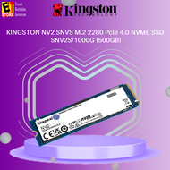 KINGSTON NV2 SNVS SSD M.2 2280 500GB /1TB /2TB NVME PCIE GEN 3.0x 4 SOLID STATE DRIVE SSD