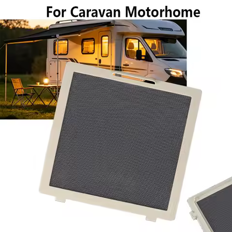 Caravan Roof Light Hinged Opening with Flynet Insect Screen for Motorhome Skylight Vent White For MP