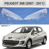 PEUGEOT 308 408 09 10 11 12 13 (2009-2013) HEADLAMP COVER / HEADLAMP LENS  / HEADLIGHT COVER / HEADL
