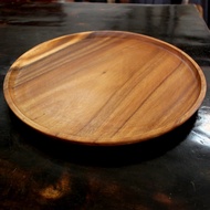 Wooden Round Tray / Plate 1x14x14 inches Round Wooden Tray - 1 pc