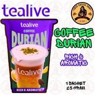 TEALIVE COFFEE DURIAN RICH & AROMATIC INSTANT COFFEEMIX DRINK / 1 SACHET X 25 GRAM