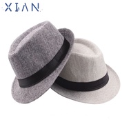 XIANEE Jazz Cap Soft Gangster Cap Unisex Top Hats