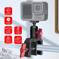 Aluminum Alloy C-clip 17mm Ball Head To 1/4 Screw 1/4 ARRI-standard Positioning for DJI Insta360 GOP