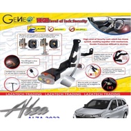 LATEST ALZA 2022 GENEO PEDAL LOCK PERODUA ALZA 2014'~2022' (Alza X, Alza H, Alza Av... Semua sama pa