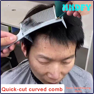 HNDFY Man Curved Positioning Comb Adjustable S Arc Design Professional Barber Hair Cutting Hair Clipper Comb Hairdresser Styling Tools KYRTR