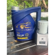 MINYAK MANNOL 10W-30 + OIL FILTER