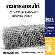 ลวดตาข่าย ตะแกรงกรงไก่นก ตาข่ายลวดเอนกประสงค์ปูพื้นผนัง ตราไก่พระอาทิตย์ [ออกใบกำกับภาษีได้] บรรจุ 1