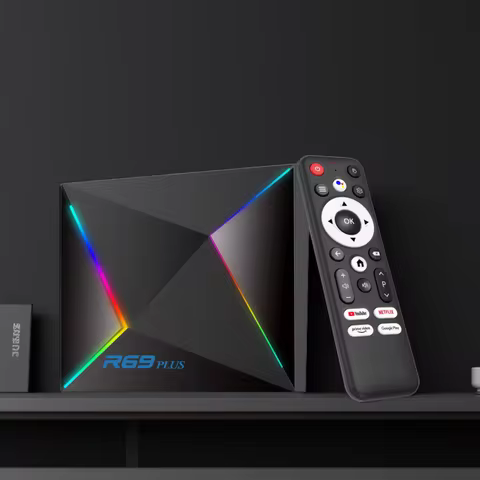 New Android Box R69 Plus Android 14 Set Top Box AllwinnerH728 TV Box 8K WiFi6 HD Bluetooth Ethernet 