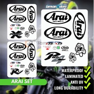 STICKER SET ARAI RAM4 RX7 RV