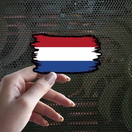Dutch Flag Waterproof Vinyl Decal Sticker