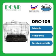 DR.CAGE DRC-109 2 Door Pet Cages Wrought Iron with Powder Coating / Dog Cage / Sangkar Anjing