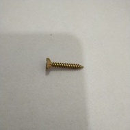 WHITE WOOD SCREWS 6 x 1" inch (1pcs) length 2.5cm 6 红 1" inch