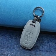 【現貨版】奧迪AUDI RS A3 A4 A5 A6 A7 A8 Q2 Q3 Q5汽車鑰匙皮套