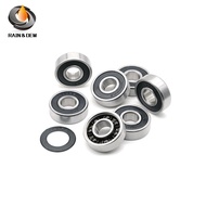 Hybrid Ceramic Bearings 6001 RS CB ( 1 PC ) 12X28X8 mm Bicycle Hub Wheel Hybrid Bearing Steel Rings 