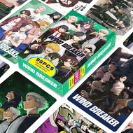 Anime Merchandise Photocard Windproof Teenager 96pcs Photocard Sticker Boxed Photocard