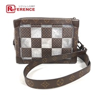 LOUIS VUITTON法國製造 Monogram Chess Slim Soft Trunk 單肩包
