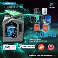 MOTION 10w40 4L API SP SEMI Synthetic Engine Oil Car