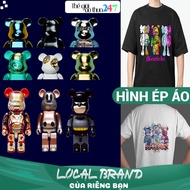 [Image ironed, heat pressed] Image BearBrick-BB _2 Ironed with iron, iron