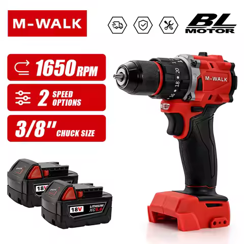 M-WALK 18V Battery Rechargeable Brushless Compact Electric Screwdriver Hand Drill Impact Drill For M