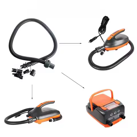 Inflatable Boat Pump Adapter and Air Hose Kit Boat Kayak Stand up Paddle Board Accessories Replace P