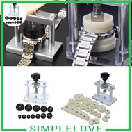 [Simple] Watch Press Tool Set, with 12 Fitting Dies, Bezel Press Case Watch Opener Case