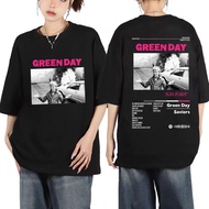 Green Day Band Saviors Album Poster Graphic T Shirts Fashion Hip Hop Rock Short Sleeve T-shirt Casua