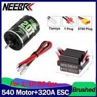 NEEBRC 540 20T 27T 35T 45T Brushed Motor RC Crawler Motor With 320A ESC 5V/2A BEC Electric Speed Con