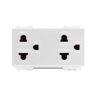 เต้ารับคู่ 3 ขา PANASONIC WEG15929 แพค 10 ชิ้น สีขาว (284026)