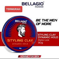[PROMO] Bellagio pomade Styling Clay Dynamic Hold 90gr|Termurah