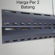 Besi Siku Lubang Bahan Rak Cupang 35x35x1mm Ukuran 110,120,130,140,150cm