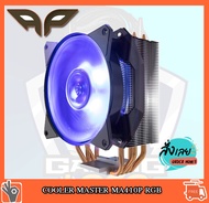 CPU AIR COOLER (พัดลมซีพียู) COOLER MASTER MA410P RGB