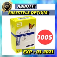 [From Korea] abbott FREESTYLE OPTIUM / LITE Blood Glucose 100 Test Strips