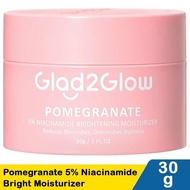 Glad2glow Pomegranate 5% Niacinamide Brightening Moisturizer 30g